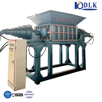 DS Double-Shaft Shredder Machine with PLC Control, 42CrMo Blade, and High Torque Low Speed for Steel Recycling