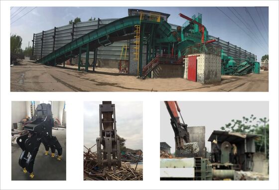 PSX-5070 Hydraulic Drive Scrap Steel Shredder with Hard Alloy Cutter for Fine Grinding Metal Recycling