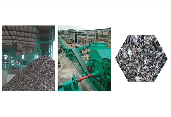 Hydraulic Drive Scrap Metal Shredder with Hard Alloy Cutter for Fine Grinding of Metal Waste