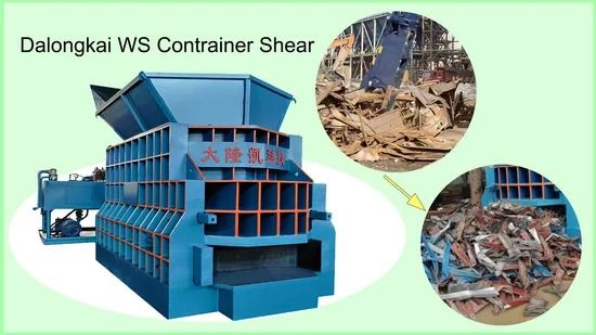 WS-630 Hydraulic Gantry Shear with 8-12t/H Production Rate 135kw Power and Horizontal Structure