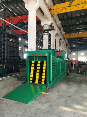Μηχανή 63 Ton Force Hydraulic Baler με προσαρμόσιμο μέγεθος και χωρίς υπόγειο θεμέλιο για αποτελεσματική ανακύκλωση χαρτιού