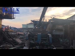 500 Tons Scrap Metal 150kw Gantry Shear Cutting Unprepared Steel Recycling